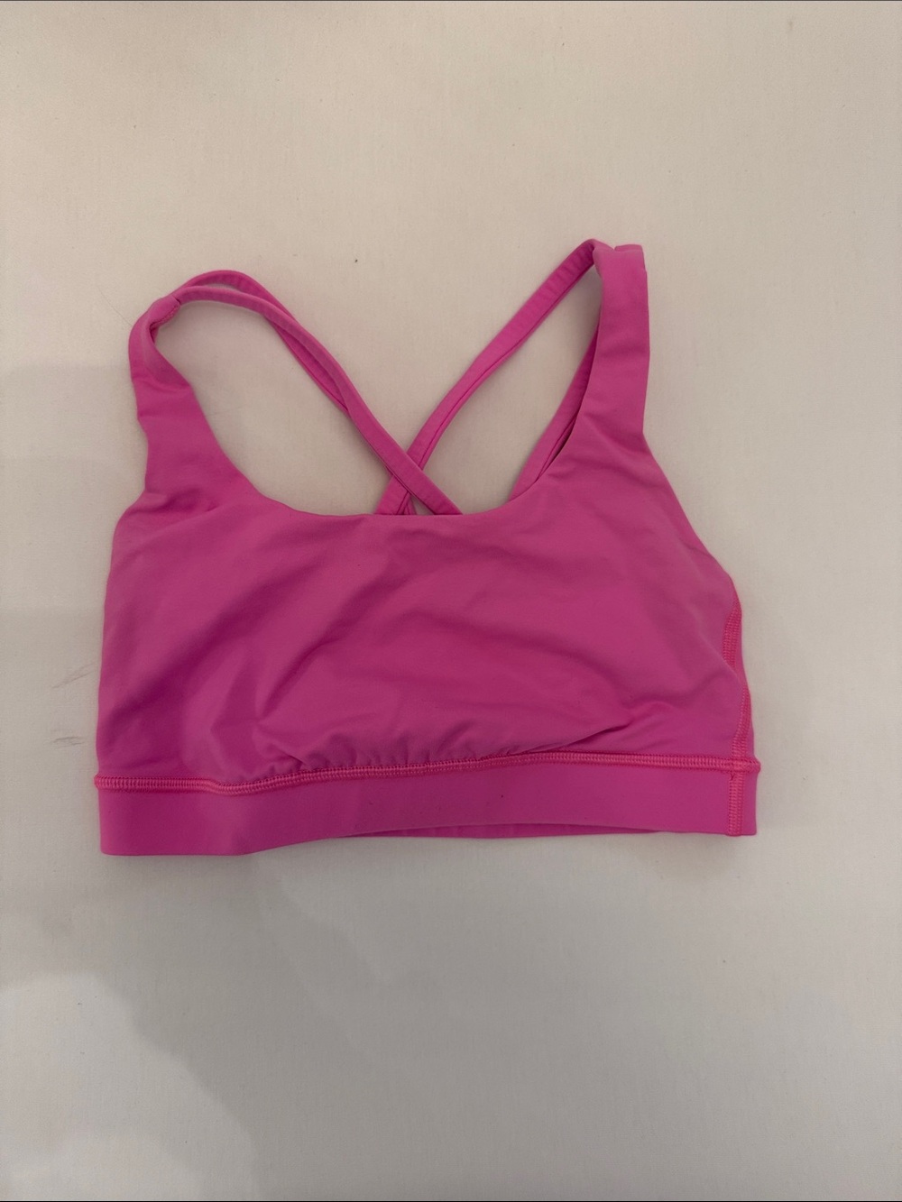 lululemon athletica Hot Pink Cross-Back Sports Bra size 4